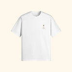 Portraits de Famille Liquid The Tee Espresso Martini Off White Heavy Cotton Front