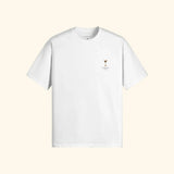 Portraits de Famille Liquid The Tee Espresso Martini Off White Heavy Cotton Front