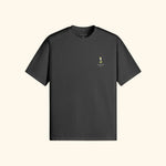 Portraits de Famille Liquid The Tee French 75 Midnight Black Heavy Cotton Front