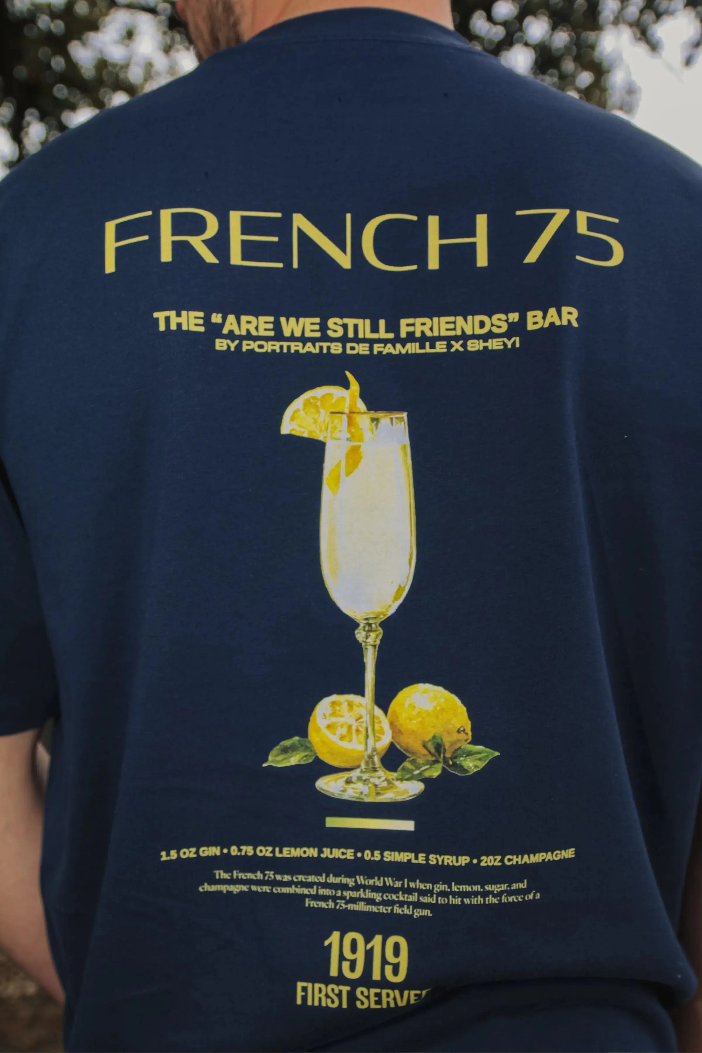 Portraits de Famille Liquid The Tee French 75 Model 7