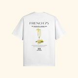 Portraits de Famille Liquid The Tee French 75 Off White Heavy Cotton Back