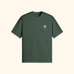 Portraits de Famille Liquid The Tee Gin & Tonic Forest Green Heavy Cotton Front