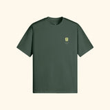 Portraits de Famille Liquid The Tee Gin & Tonic Forest Green Heavy Cotton Front