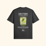 Portraits de Famille Liquid The Tee Gin & Tonic Midnight Black Heavy Cotton Back