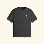 Portraits de Famille Liquid The Tee Margarita Midnight Black Heavy Cotton Front