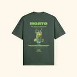 Portraits de Famille Liquid The Tee Mojito Forest Green Heavy Cotton Back