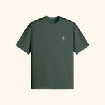 Portraits de Famille Liquid The Tee Mojito Forest Green Heavy Cotton Front