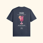 Portraits de Famille Liquid The Tee Sangria Harbor Blue Heavy Cotton Back