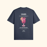 Portraits de Famille Liquid The Tee Sangria Harbor Blue Heavy Cotton Back