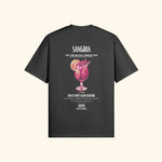 Portraits de Famille Liquid The Tee Sangria Midnight Black Heavy Cotton Back