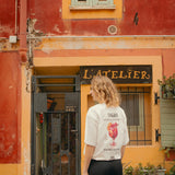 Portraits de Famille Liquid The Tee Sangria Model 3