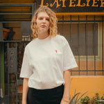 Portraits de Famille Liquid The Tee Sangria Model 6