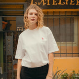 Portraits de Famille Liquid The Tee Sangria Model 6