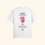Portraits de Famille Liquid The Tee Sangria Off White Heavy Cotton Back
