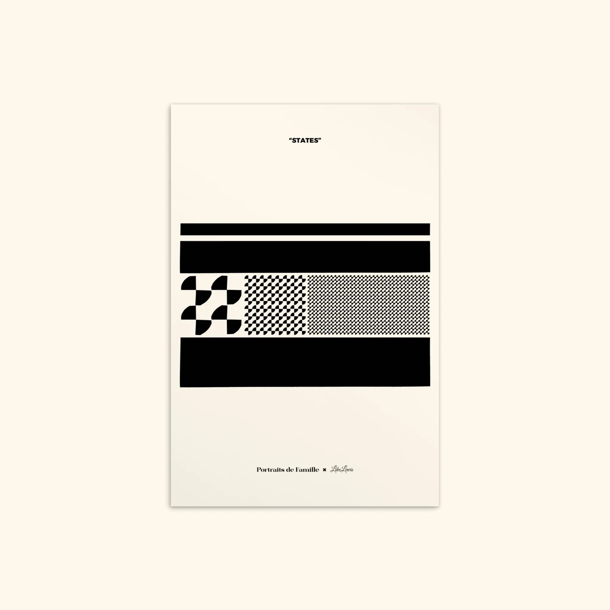 Portraits de Famille States The Postcard Anon Matte Paper Front