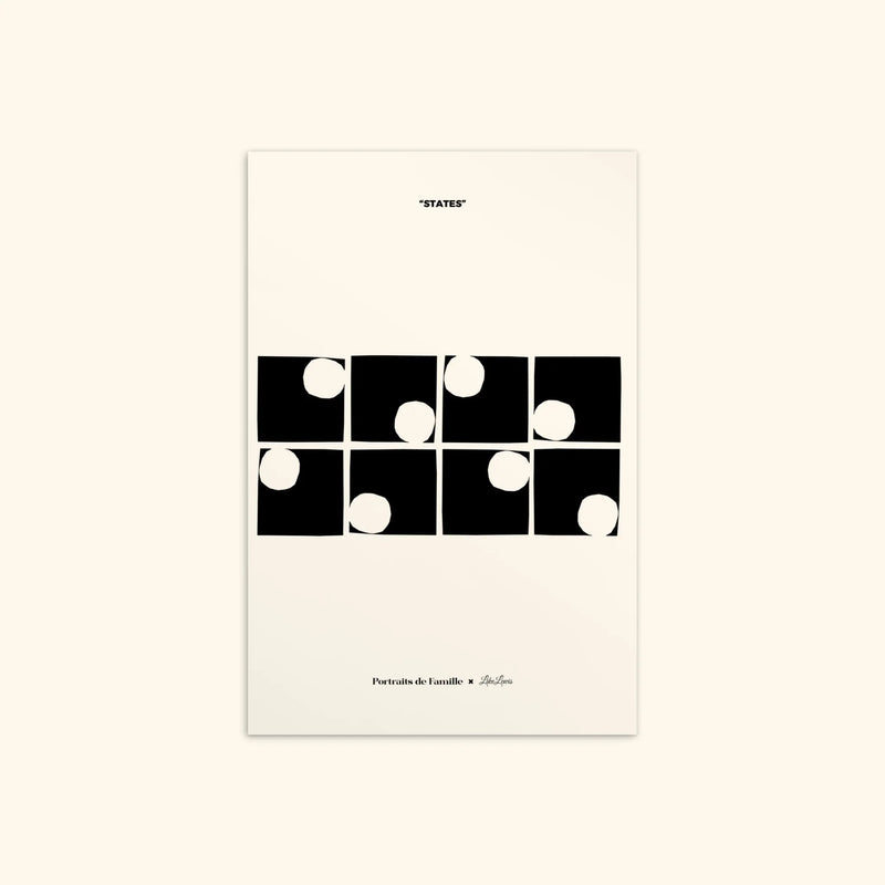 Portraits de Famille States The Postcard Friends Matte Paper Front