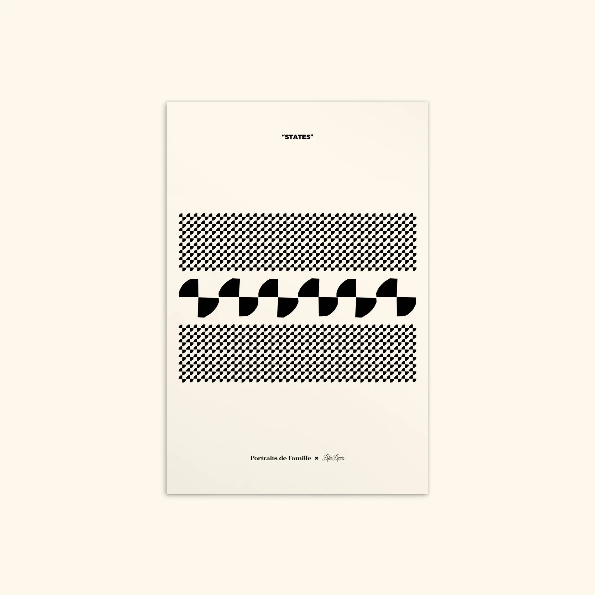 Portraits de Famille States The Postcard Legal Alien Matte Paper Front