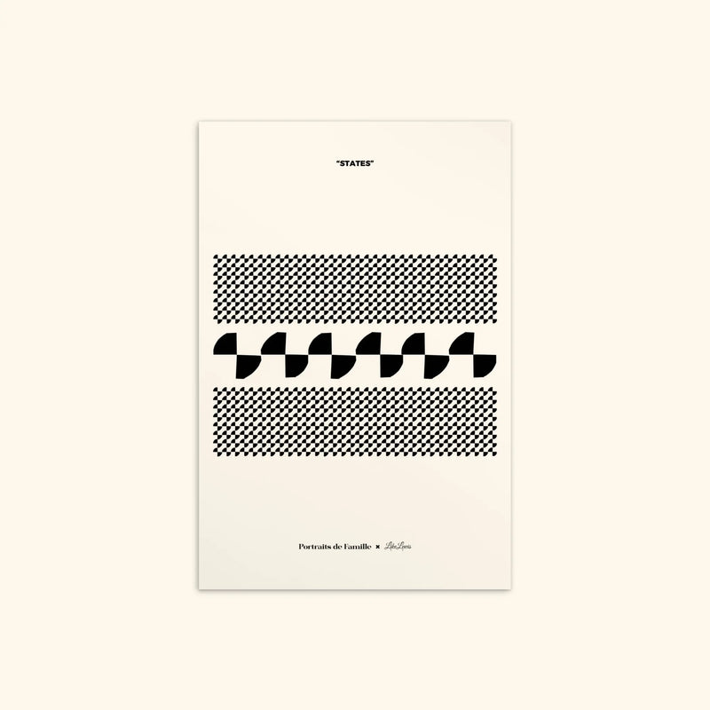 Portraits de Famille States The Postcard Legal Alien Matte Paper Front