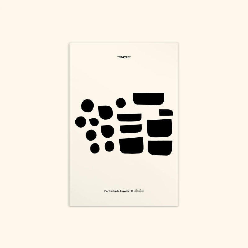 Portraits de Famille States The Postcard Pieces Matte Paper Front