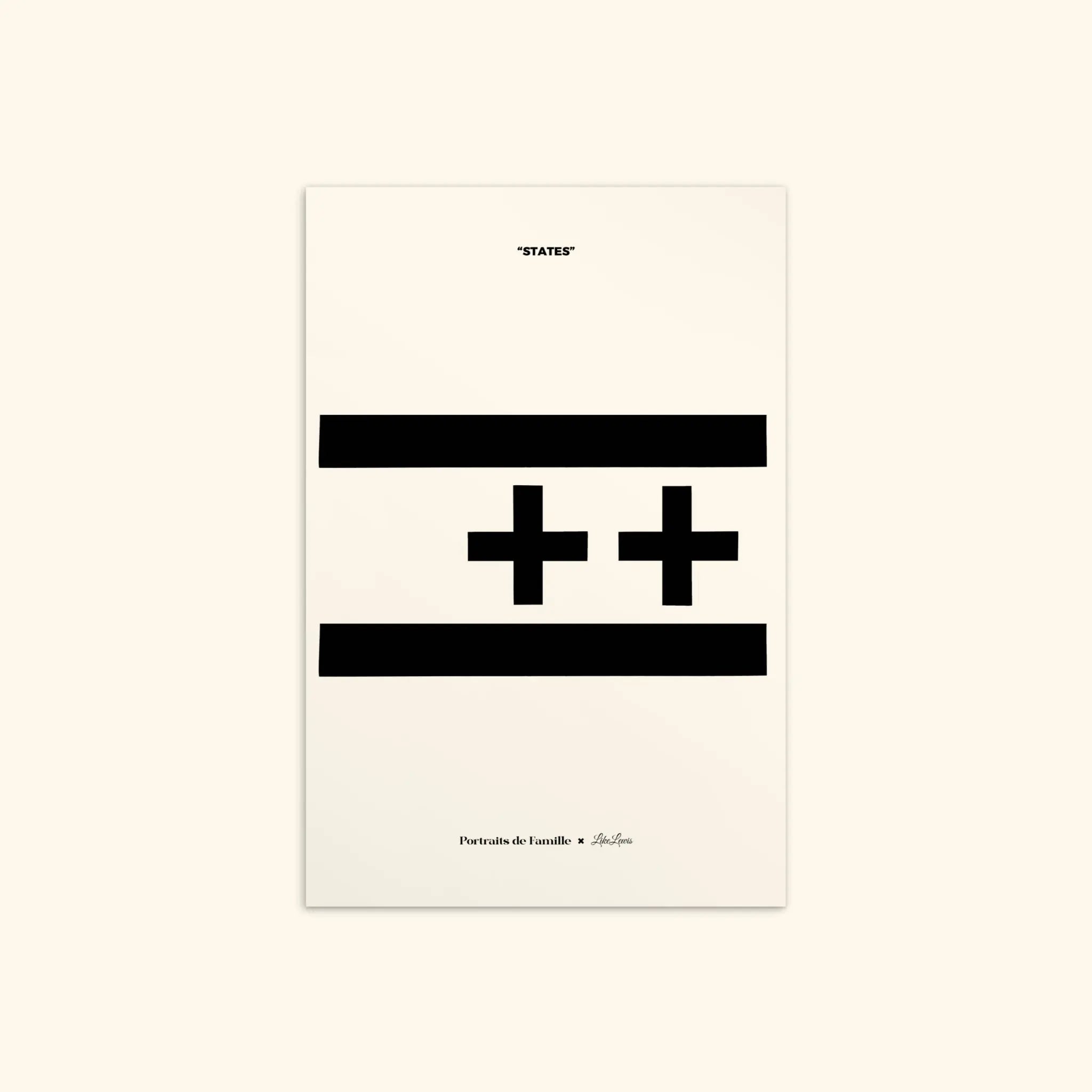 Portraits de Famille States The Postcard Positive Matte Paper Front