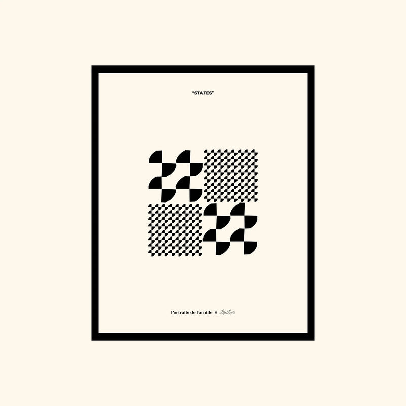 Portraits de Famille States The Print Alien High Quality Unframed Giclee Paper Type Hahnemuehle Pearl Paper