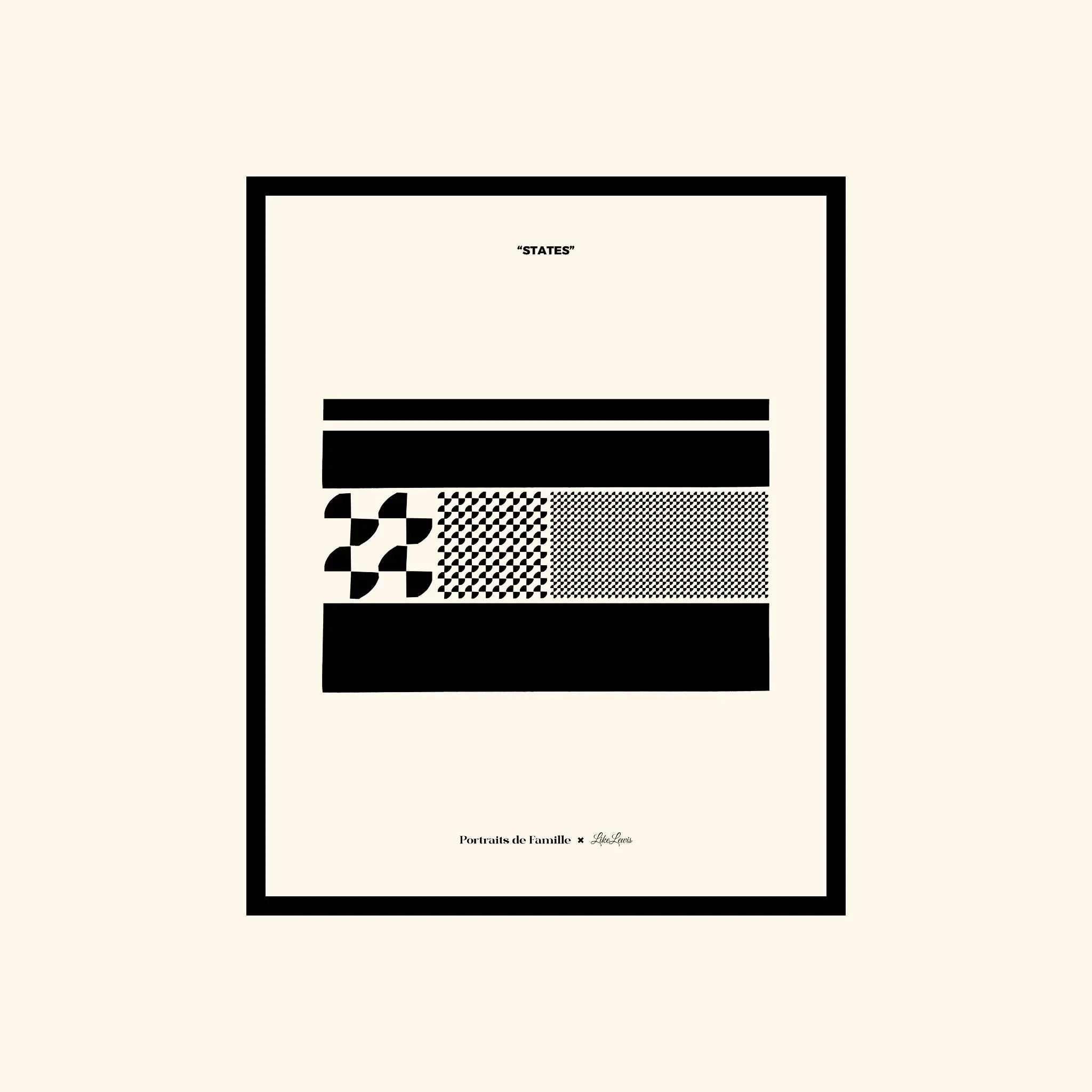 Portraits de Famille States The Print Anon High Quality Unframed Giclee Paper Type Hahnemuehle Pearl Paper