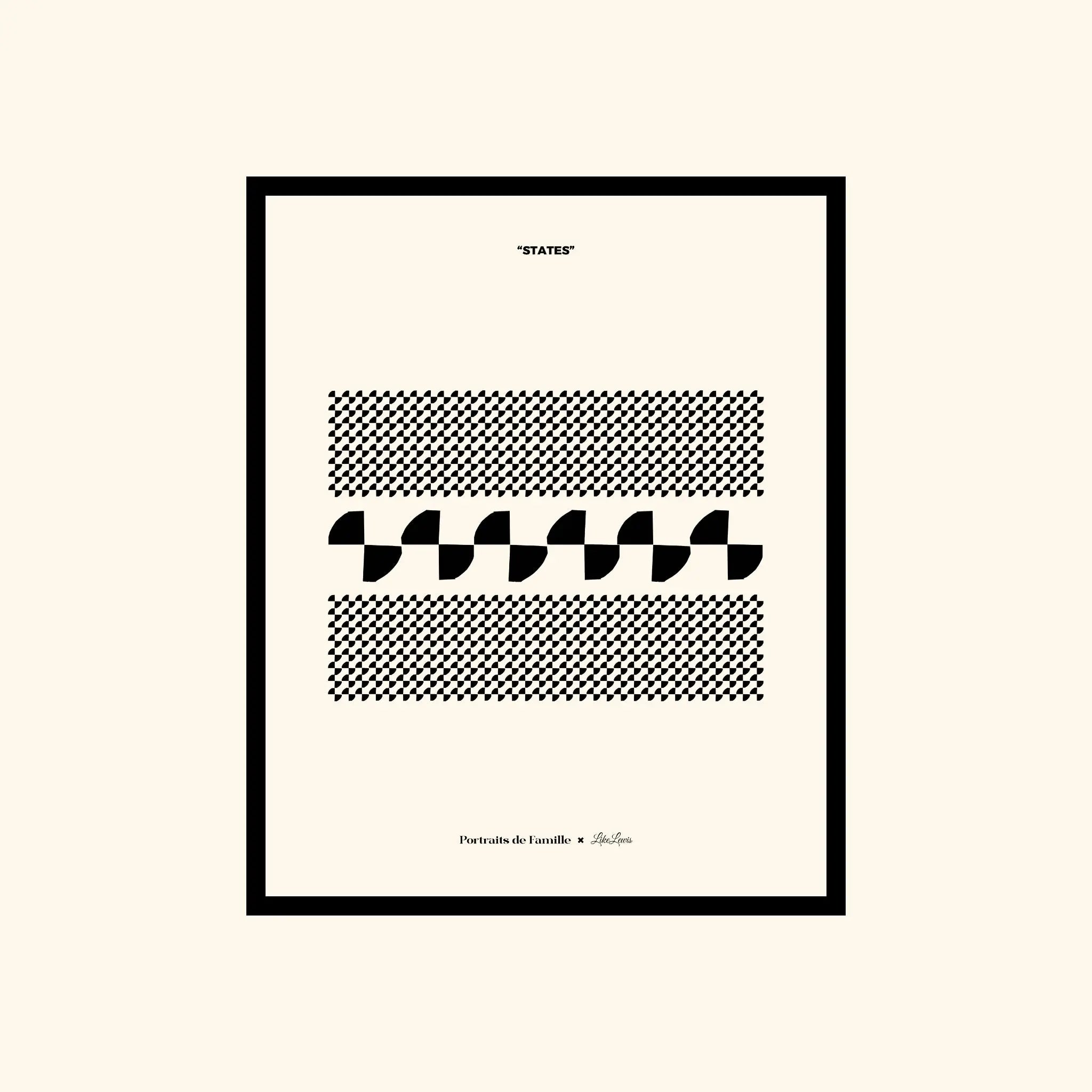 Portraits de Famille States The Print Legal Alien High Quality Unframed Giclee Paper Type Hahnemuehle Pearl Paper