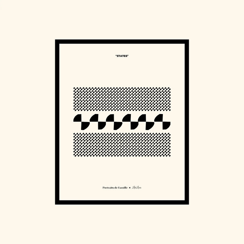 Portraits de Famille States The Print Legal Alien High Quality Unframed Giclee Paper Type Hahnemuehle Pearl Paper