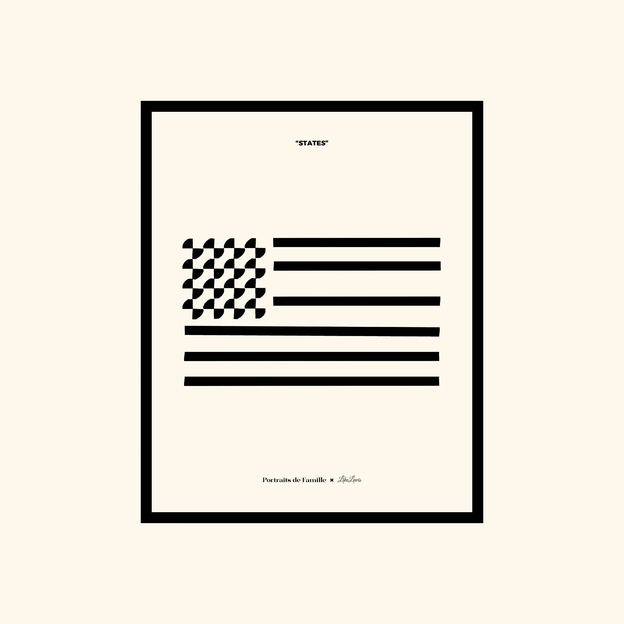 Portraits de Famille States The Print United High Quality Unframed Giclee Paper Type Hahnemuehle Pearl Paper