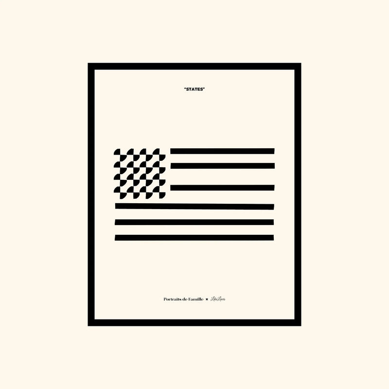 Portraits de Famille States The Print United High Quality Unframed Giclee Paper Type Hahnemuehle Pearl Paper