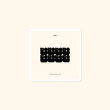 Portraits de Famille States The Sticker Family 3x3 High Opacity Durable Front