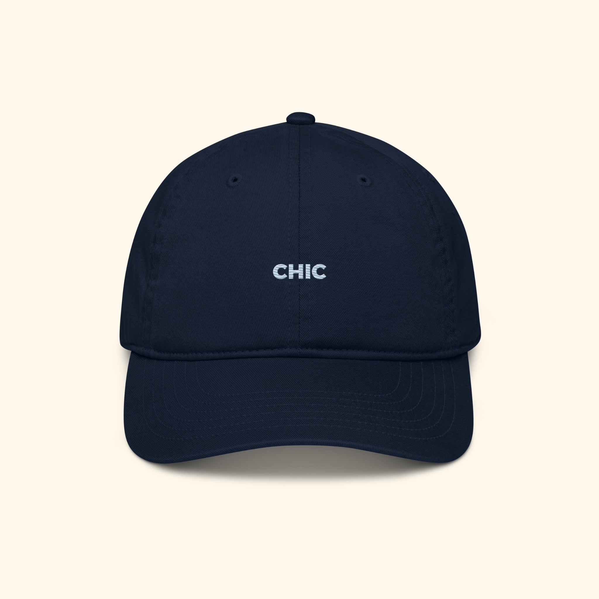 Portraits de Famille The Cap CHIC Pacific Blue Organic Cotton Front