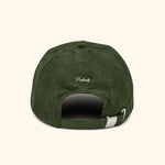 Portraits de Famille The Cap Corduroy Forest Green Cotton Back