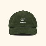 Portraits de Famille The Cap Corduroy Forest Green Cotton Front