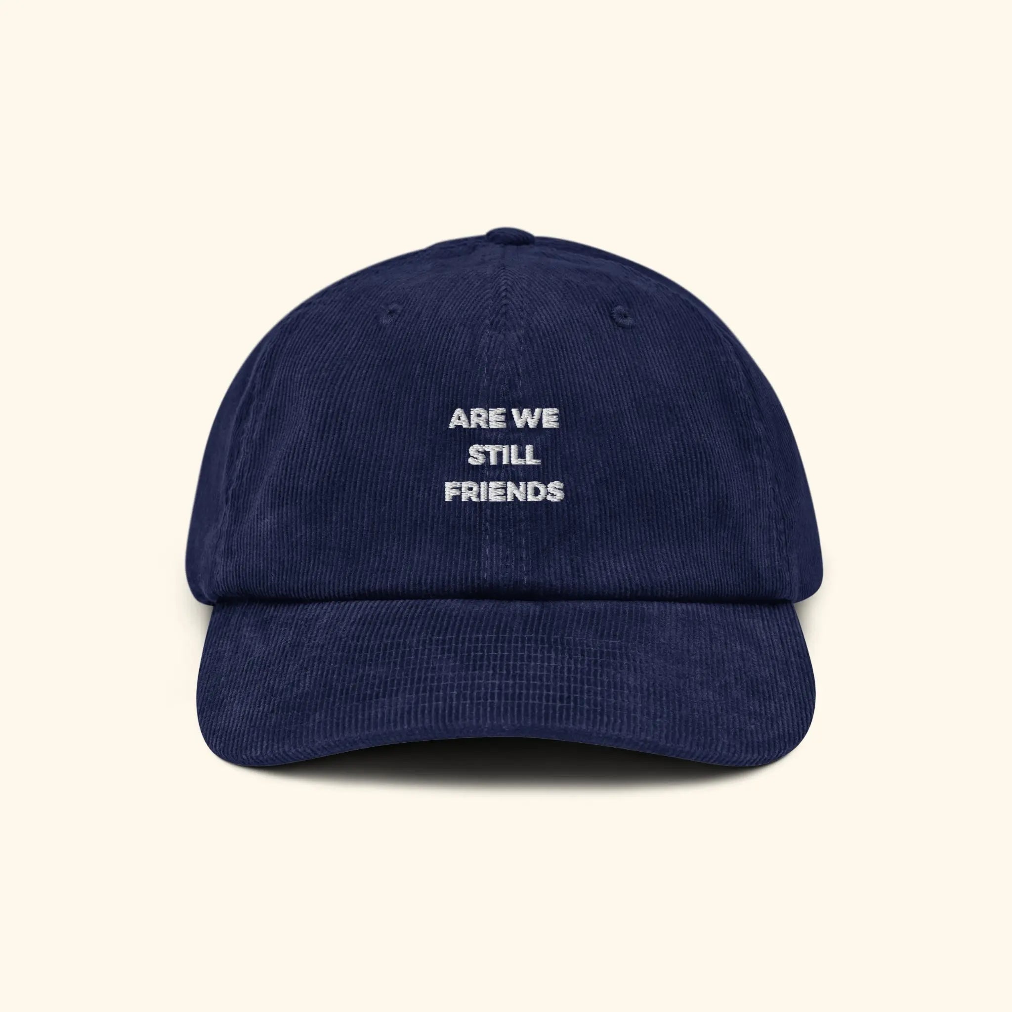 Portraits de Famille The Cap Corduroy Harbor Blue Cotton Front