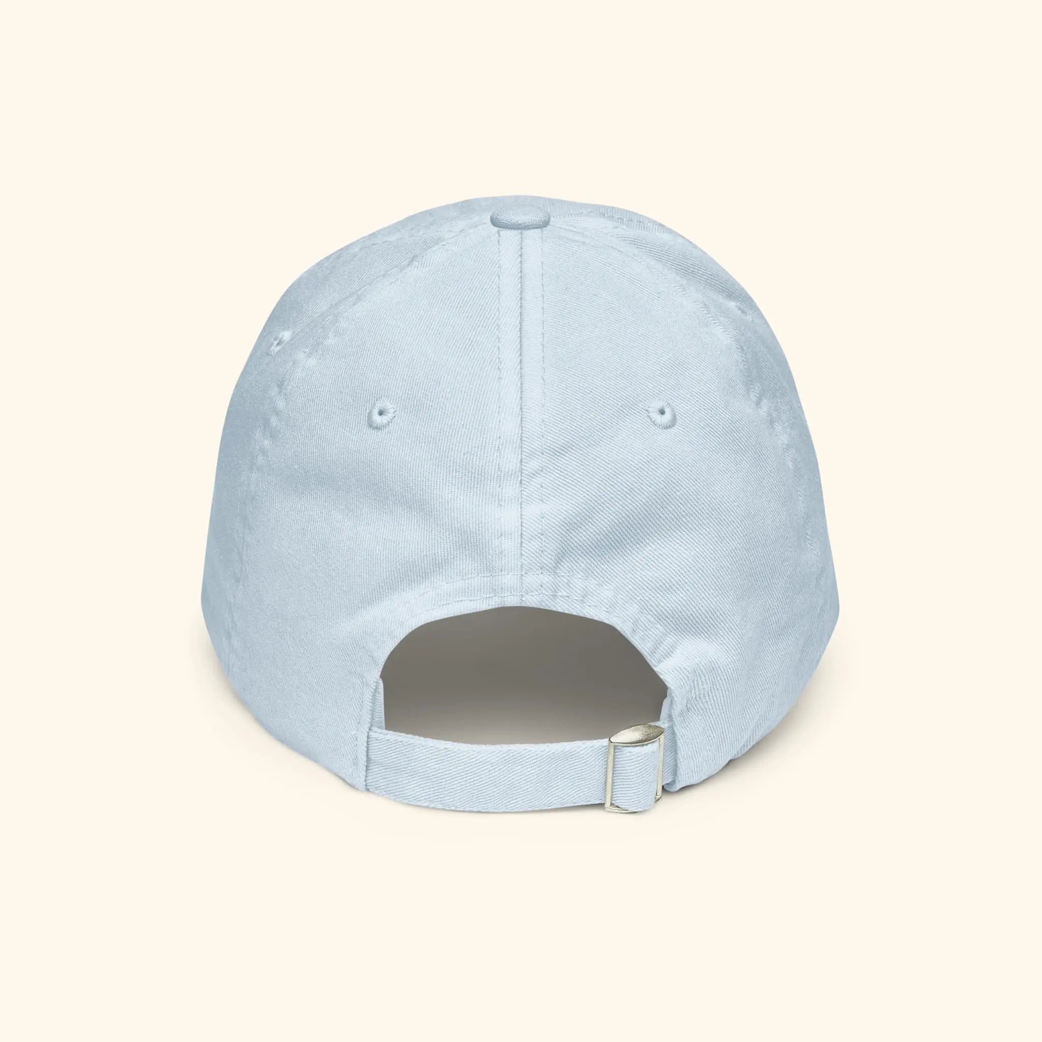 Portraits de Famille The Cap No Friends Pastel Blue Organic Cotton Back