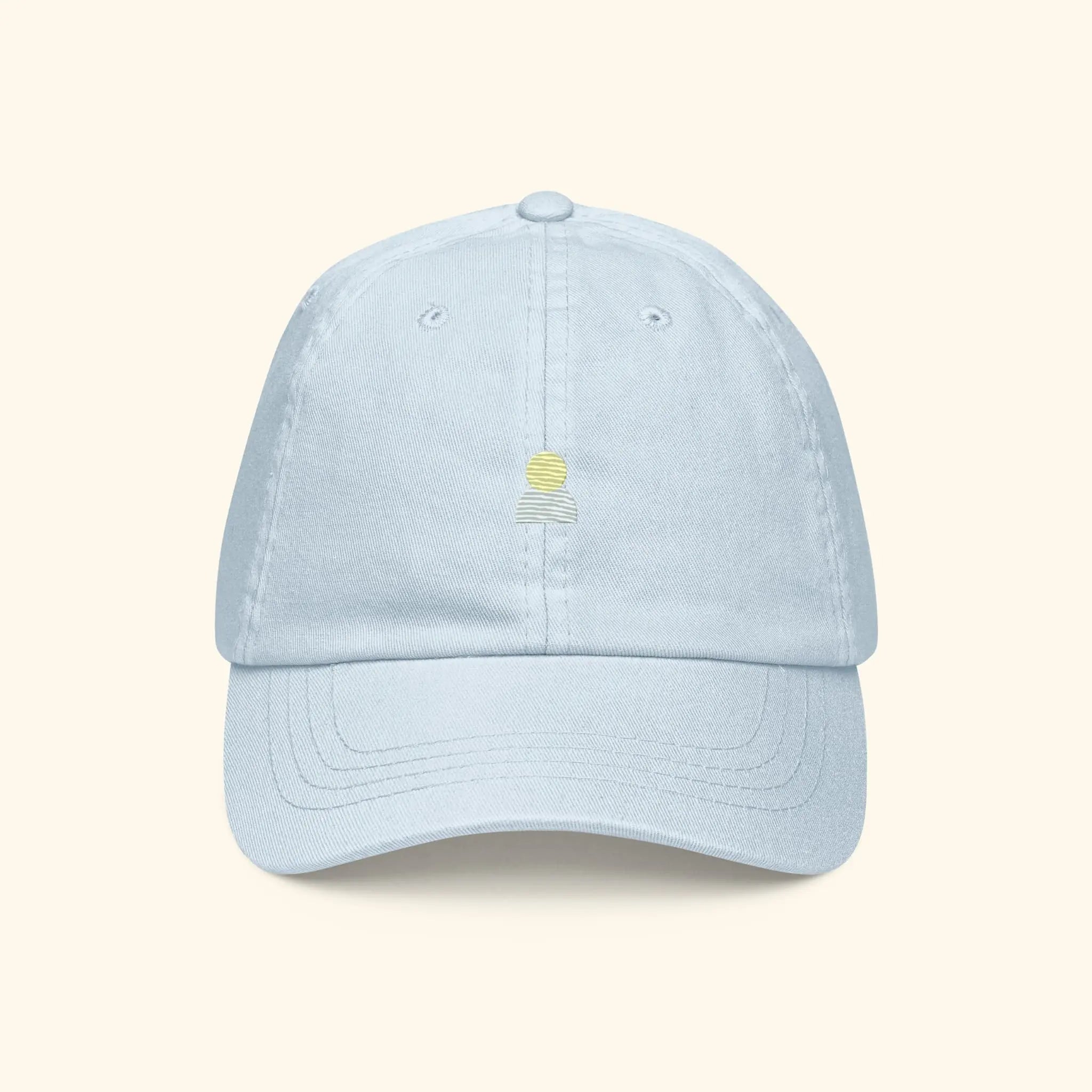 Portraits de Famille The Cap No Friends Pastel Blue Organic Cotton Front