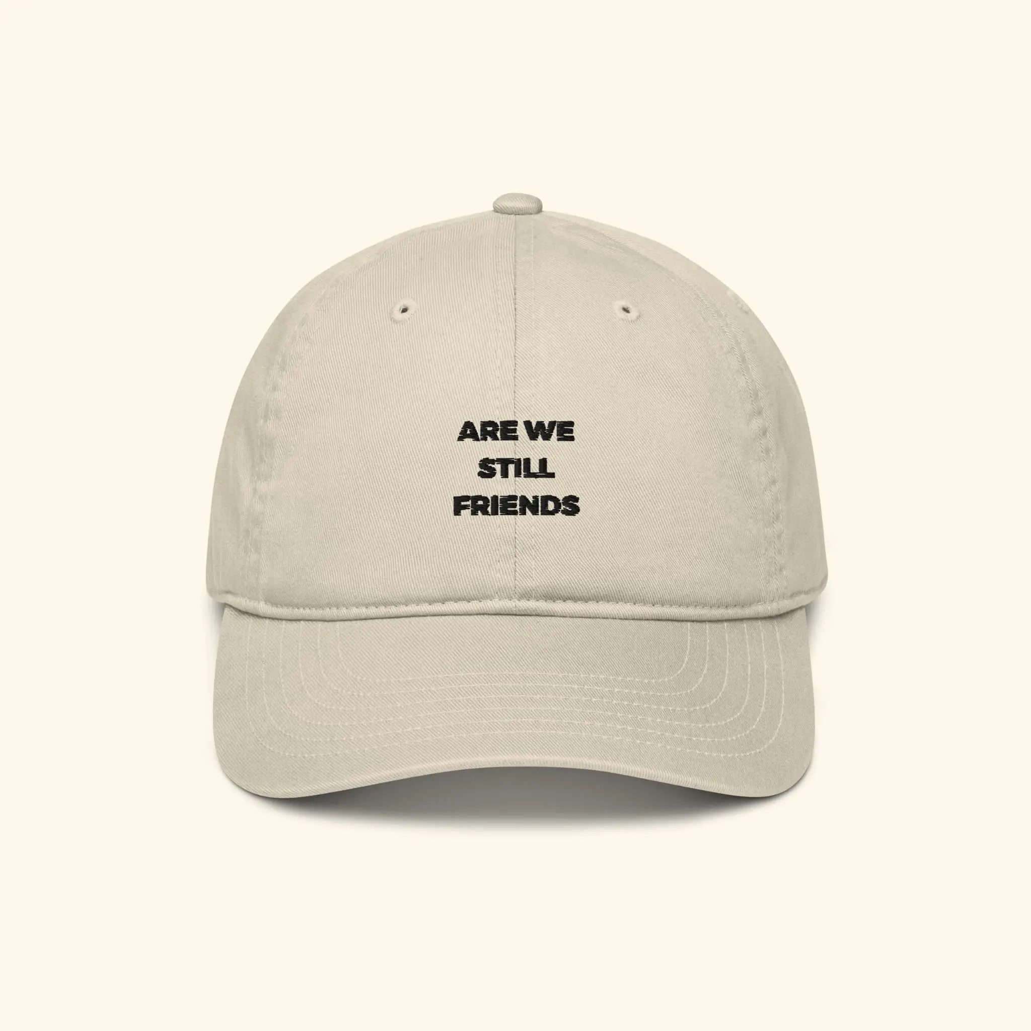 Portraits de Famille The Essentials The Cap Question Gentle Beige Organic Cotton Front