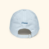 Portraits de Famille The Essentials The Cap Question Pastel Blue Organic Cotton Back