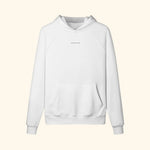 Portraits de Famille The Essentials The Hoodie Logo Off White Heavy Cotton Front