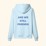 Portraits de Famille The Essentials The Hoodie Question Embroidered Azure Whisper Heavy Cotton Back
