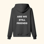 Portraits de Famille The Essentials The Hoodie Question Embroidered Midnight Black Heavy Cotton Back