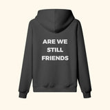 Portraits de Famille The Essentials The Hoodie Question Embroidered Midnight Black Heavy Cotton Back