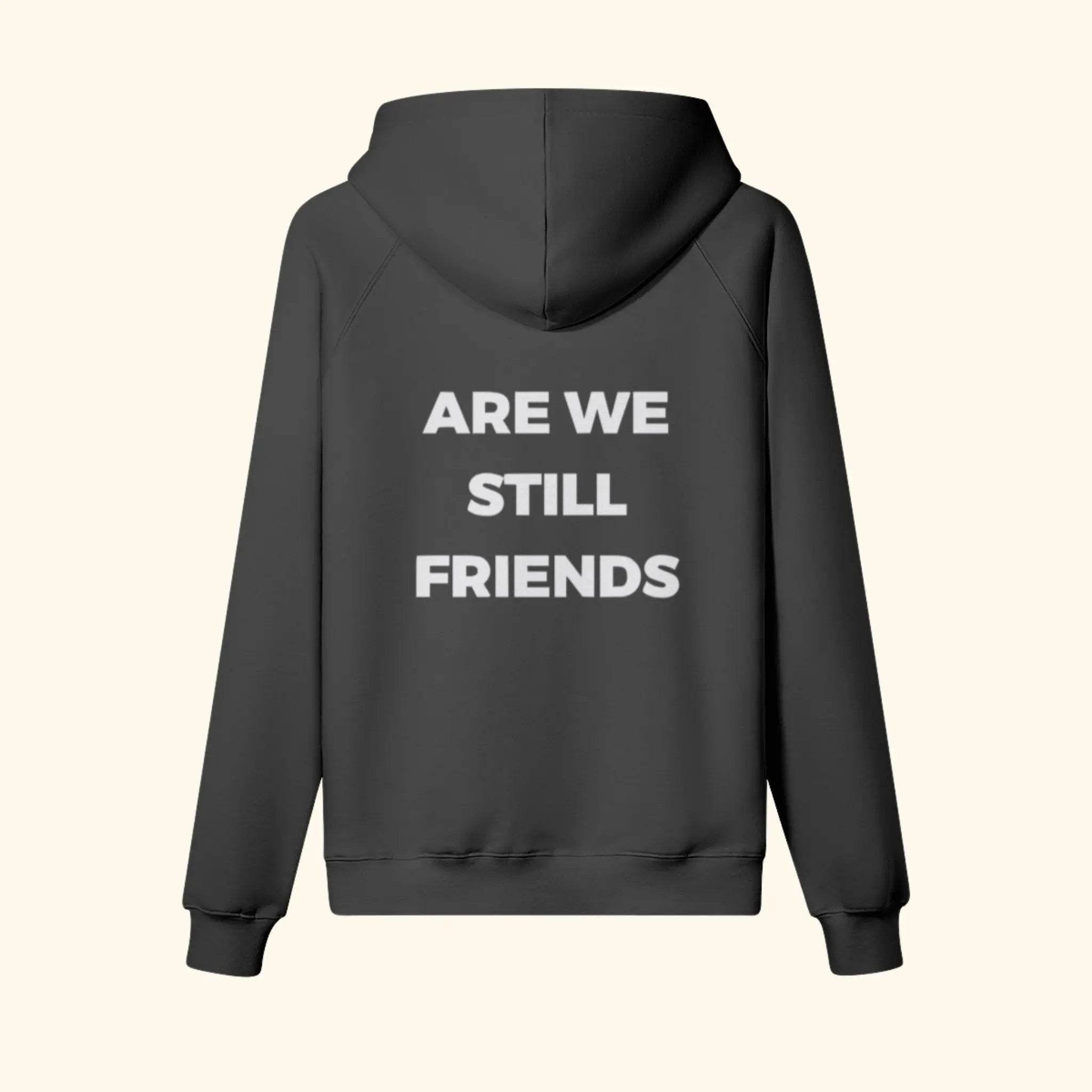 Portraits de Famille The Essentials The Hoodie Question Embroidered Midnight Black Heavy Cotton Back