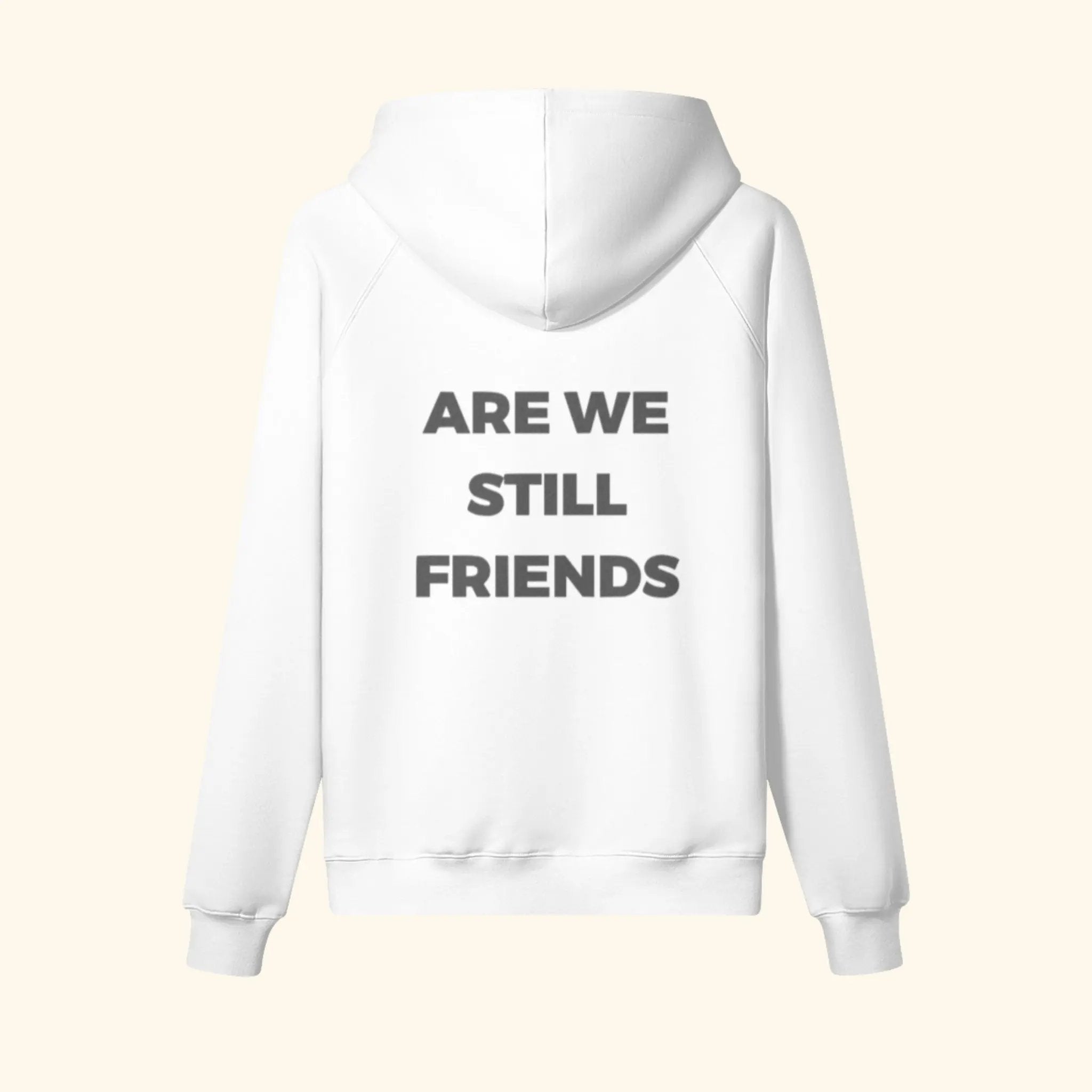 Portraits de Famille The Essentials The Hoodie Question Embroidered Off White Heavy Cotton Back