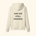 Portraits de Famille The Essentials The Hoodie Question Embroidered Pastel Beige Heavy Cotton Back