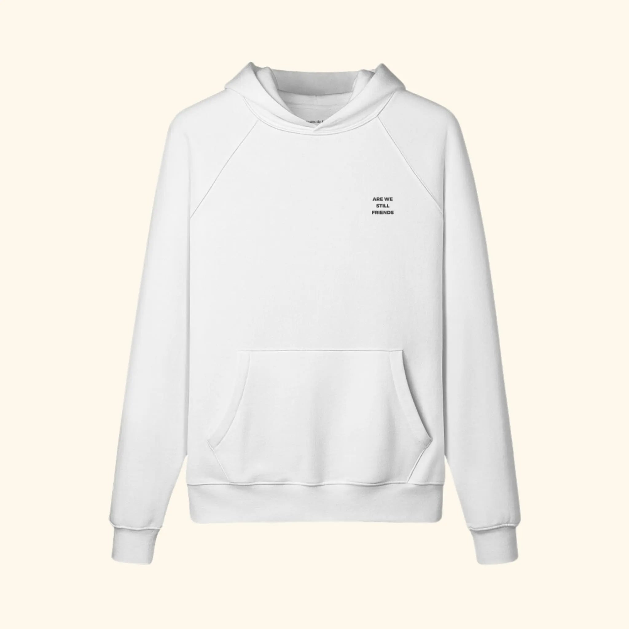 Portraits de Famille The Essentials The Hoodie Question Off White Heavy Cotton Front