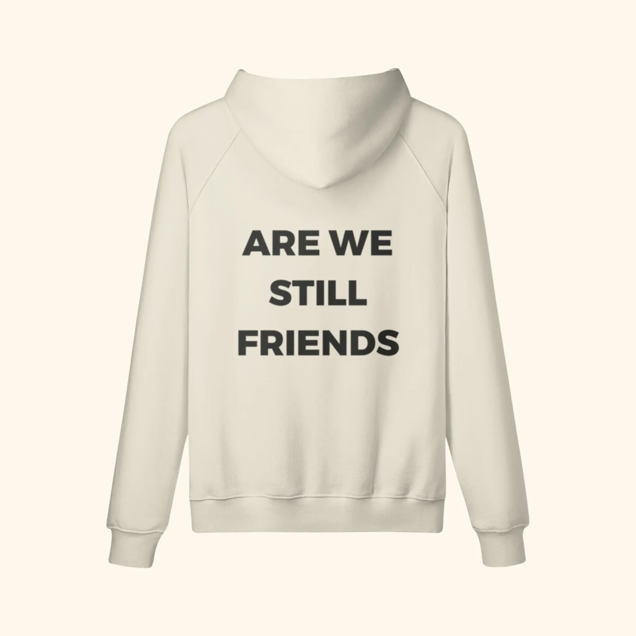 Portraits de Famille The Essentials The Hoodie Question Pastel Beige Heavy Cotton Back