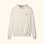 Portraits de Famille The Essentials The Hoodie Question Pastel Beige Heavy Cotton Front