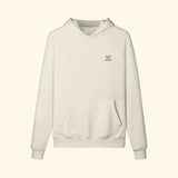 Portraits de Famille The Essentials The Hoodie Question Pastel Beige Heavy Cotton Front